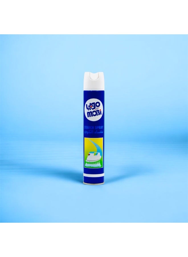 موبي بخاخ نشا للأقمشة، بخاخ لكي الملابس، ينعم التجاعيد، يضيف نعومة، برائحة منعشة، تركيبة تسهل الكي، 500 مل - Image 1